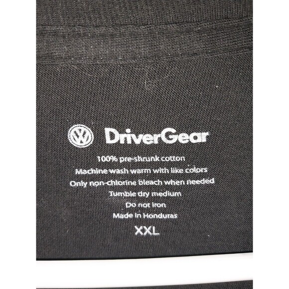 Lot Of 2 Volkswagon Driver Gears Tee Shirts XXL Black - Picture 3 of 8